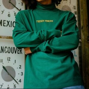 Teddy Fresh Forest Green Turtleneck Size 3X